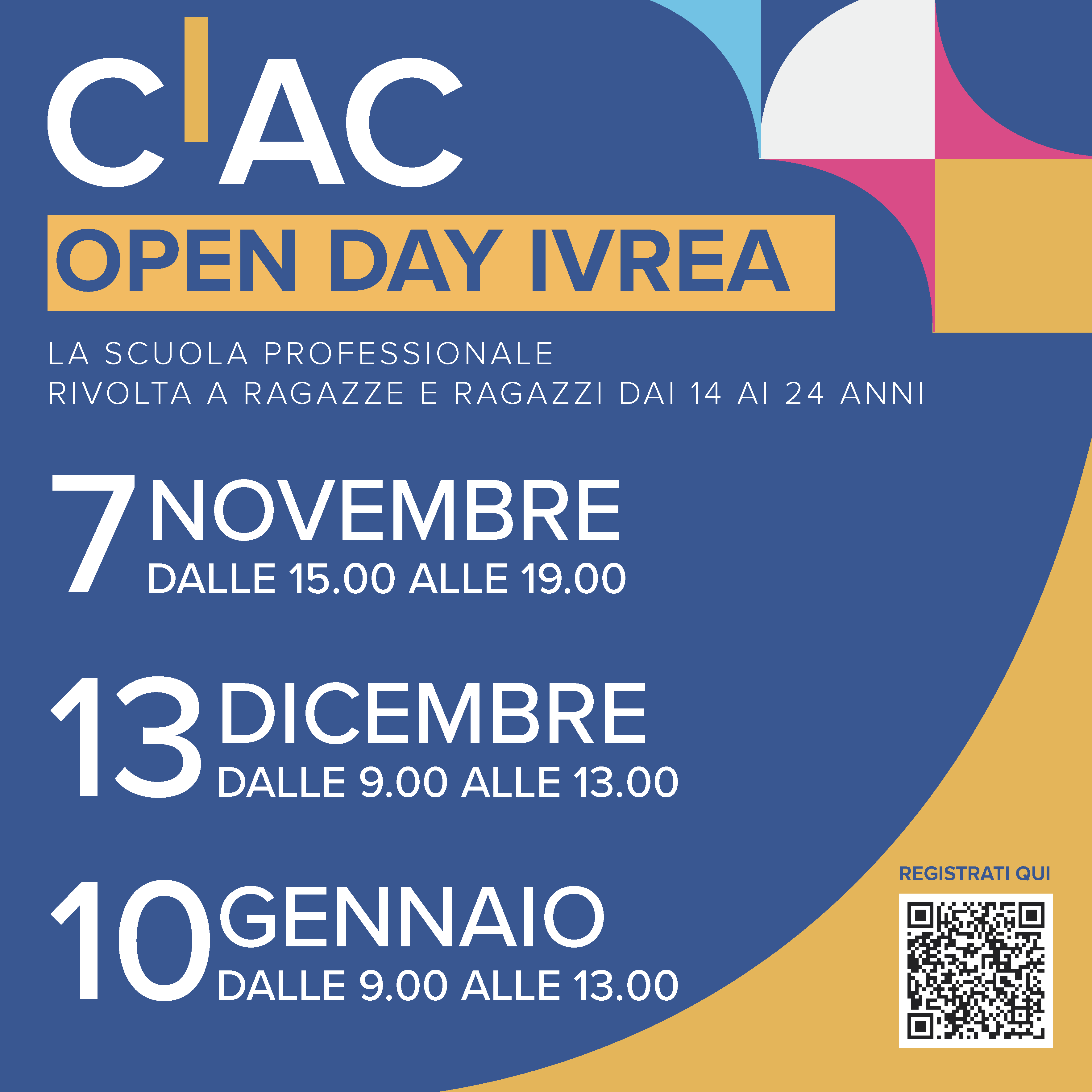 Date open day ivrea